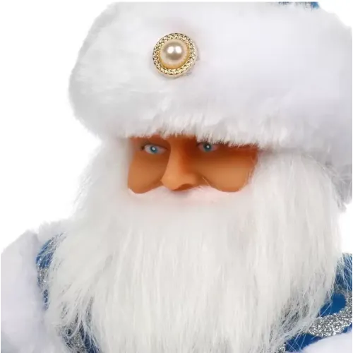 Фигурка декоративная Дед Мороз 30см музыка/движение синяя Y4-9446 (502895)