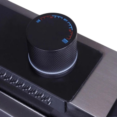 Мойка нерж. врезная DIKALAN KN754508 750х460х220, тол. 3 мм, черный PVD, с сифоном