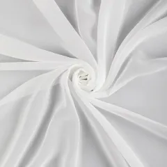 Тюль Ле-Гранд Вуаль шелк 300*260 с утяжелителем белый