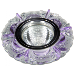 Свет. точ. FT983 SMD/MR16 4000К хром/зеркальный/прозрачный/сиреневый(*1)