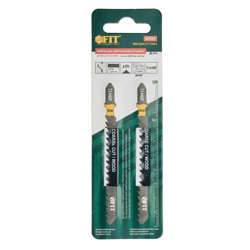 Пилки для лобзика FIT T144ADF 2шт.(40945)