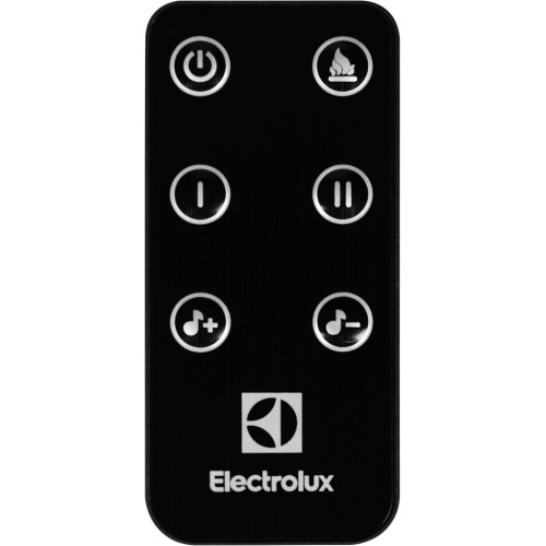 Камин электрический Electrolux Locado 30 черный с подсветкой + Sphere Plus EFP/P-3320 RLS N