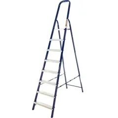 Стремянка АЛЮМЕТ (М8408) сталь 8 ступ., профиль 40х20