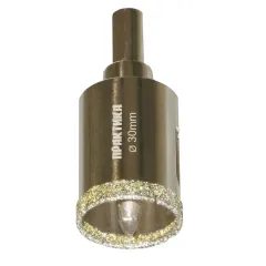 Коронка алмазная ПРАКТИКА д/керамогранита 30мм (917-613)