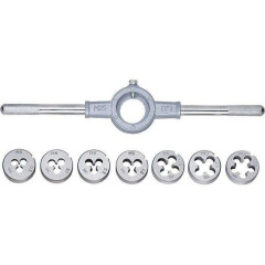 Набор плашек СИБРТЕХ M3 - M12 8шт (77309)