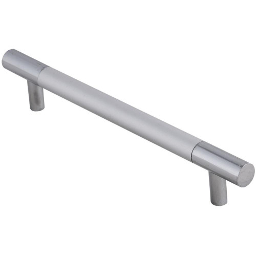 Ручка мебельная рейлинг С15 96мм матовый хром(ЦБ009789)