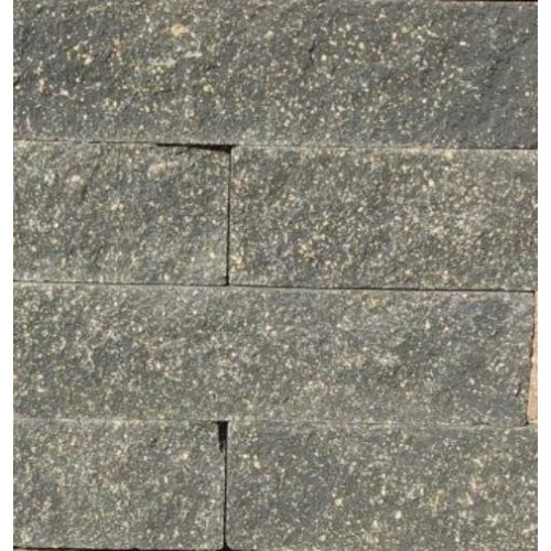 Кирпич Гиперпрессованый Чёрный Декор Ложок 250*90*65 (416 шт. в поддоне)