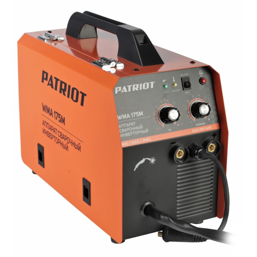 Аппарат сварочный  п/а PATRIOT WMA 175M (MIG/MAG/MMA) (*20)