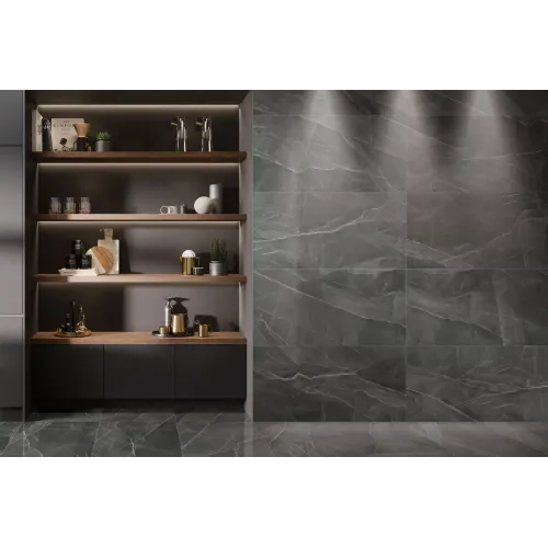 Плитка керамогранит 600*600 VITRA CityMarble Калакатта Блэк 7ЛПР R9 (за 1 м2)