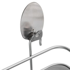 |Полка угловая хром, самоклеящ. крючки, одинарная, с пласт. поддоном ARTEX