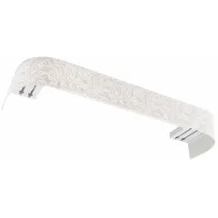 Карниз Ле-Гранд Глэдис 2,0м (2ряд) мокко с поворотами (3)