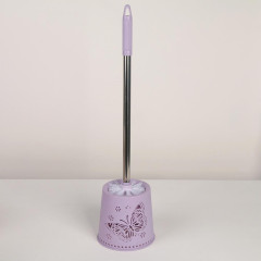 Ёрш для туалета напольный «Бабочки» 12,5х50 см (4563137)