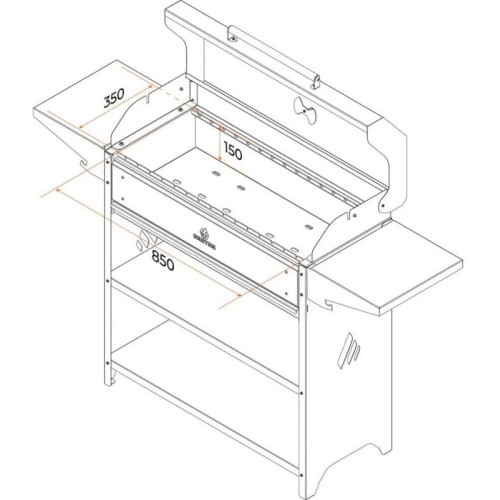 Мангал GRATAR Professional Optima BBQ POBn3001