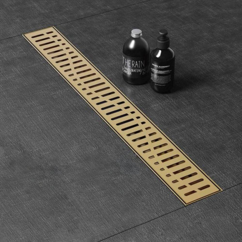 Трап кан. GAPPO G88007-33 70x800 мм золотой