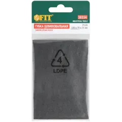 Губка абразивная FIT 100х70х25мм P120 (38354)