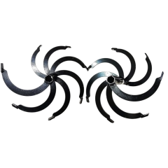 Фреза культиваторная FORZA S32 (7 зубов) 470/400мм, спиральная