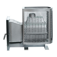 Печь банная Сибирь 20-ПРО чугунная панорамное стекло(*9)