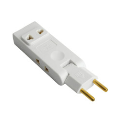 Разветвитель сетевой 4-местный плоский поворотный 10А 250B STEKKER белый ADP10-24-21 50069