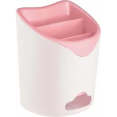 Подставка PERFECTO LINEA для столовых приборов бело-розовая (34-118161)