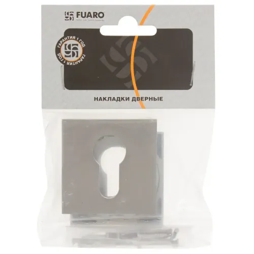 Накладка на цилиндр FUARO ET DM SN/CP-3 матовый никель