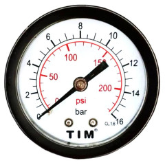 Манометр аксиальный TIM ф 1/4