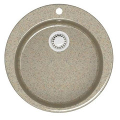 Мойка комп. глянц. MARRBAXX круглая Браун Z510/Q5 507х200мм, песочная, сифон