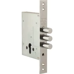 Замок врезной б/руч. KALE ЗВ-257 w/b никель (тех. компл.)(12438)