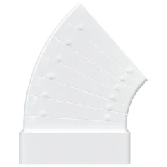 Колено плоское горизонтальное разноугловое 511КРП