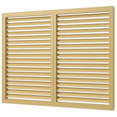 Радиаторная вентиляционная решетка из ПВХ П6090Р беж.