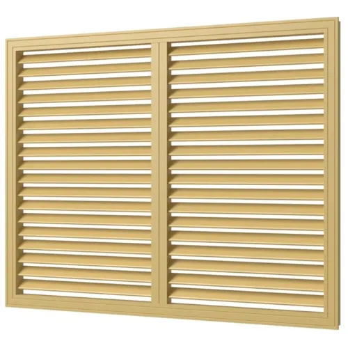 Радиаторная вентиляционная решетка из ПВХ П6090Р беж.