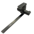 Смеситель для ванны FRAP F2291-9 оружейная сталь