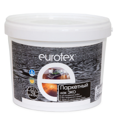 Лак EUROTEX-ЭКО паркетный глянцевый 2,2л (4шт)
