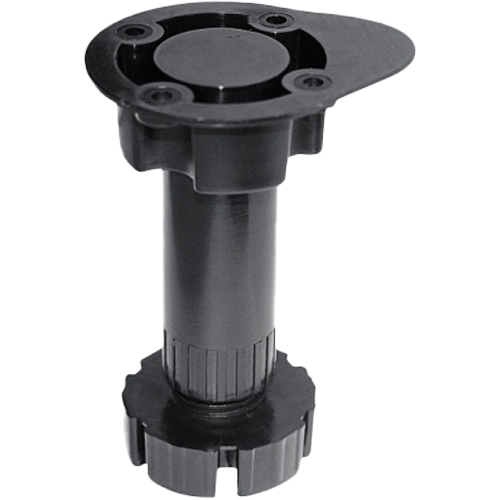 Опора мебельная разборная усиленная 100*130мм черный(ЦБ008892)