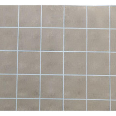 Панель АКВ рустованная Сетка, темно-бежевый (2,44м*1,22м, 3,2мм)