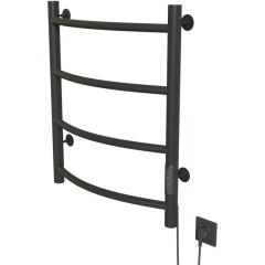 Полотенцесушитель электр. MIXLINE CAPELLA 60х50, таймер, 4п, графит (557646)