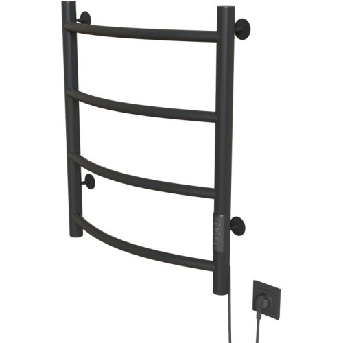 Полотенцесушитель электр. MIXLINE CAPELLA 60х50, таймер, 4п, графит (557646)