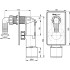 Сифон для стиральной машины под штукатурку ALCAPLAST APS3