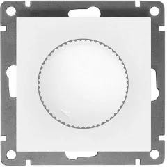 Светорегулятор поворотный UNIVersal Афина белый A0101