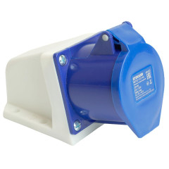 Розетка О/У STEKKER 2P+PE 32A IP44 ST-123 RST32-123-44 49433