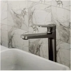 Смеситель для умывальника FRAP F1062-9 оружейная сталь