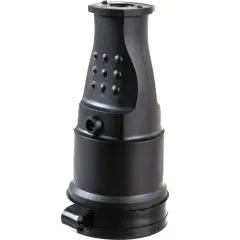 Розетка переносная 2P+E STEKKER черн.каучуковая на шнур RST16-21-44 32751