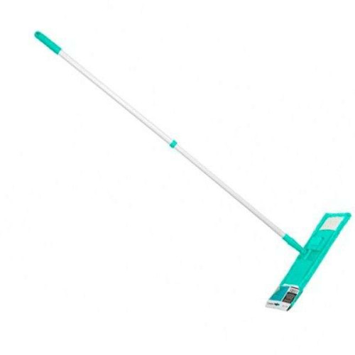 Швабра для пола с насадкой из микрофибры, бирюзовая, PERFECTO LINEA (43-392015)