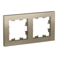 Рамка 2-пост AtlasDesign шампань SchE ATN000502