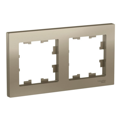 Рамка 2-пост AtlasDesign шампань SchE ATN000502