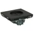 Розетка 2P ЭМИЛИ шторки черный RST16-5109-05
