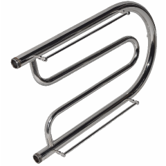 Полотенцесушитель нерж. AQUATER Фокстрот-ПЛ-1 320/600 с полками (Базовая+крепеж)