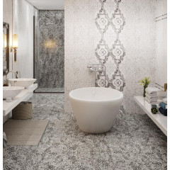 Плитка напольная 400*400 Венеция мозаика серая в уп. 1,6м2 (1 сорт)