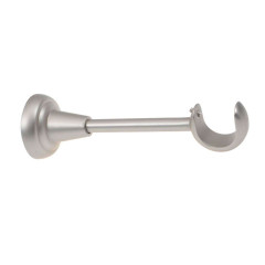 Карниз Ле-Гранд кованный Кронштейн стеновой (2 ряд d16/25мм) серебро-мат