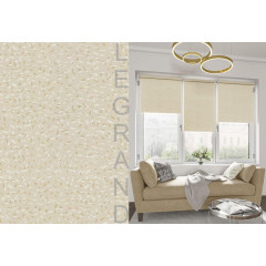 Рулонные жалюзи Блэкаут Кристал 47*160/175 цвет крем