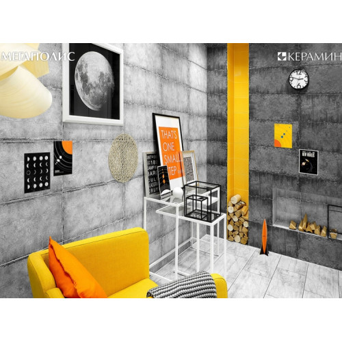 Плитка облицовочная 600*300 КЕРАМИН Мегаполис 1С тип 1 (в уп.1,62 м2)